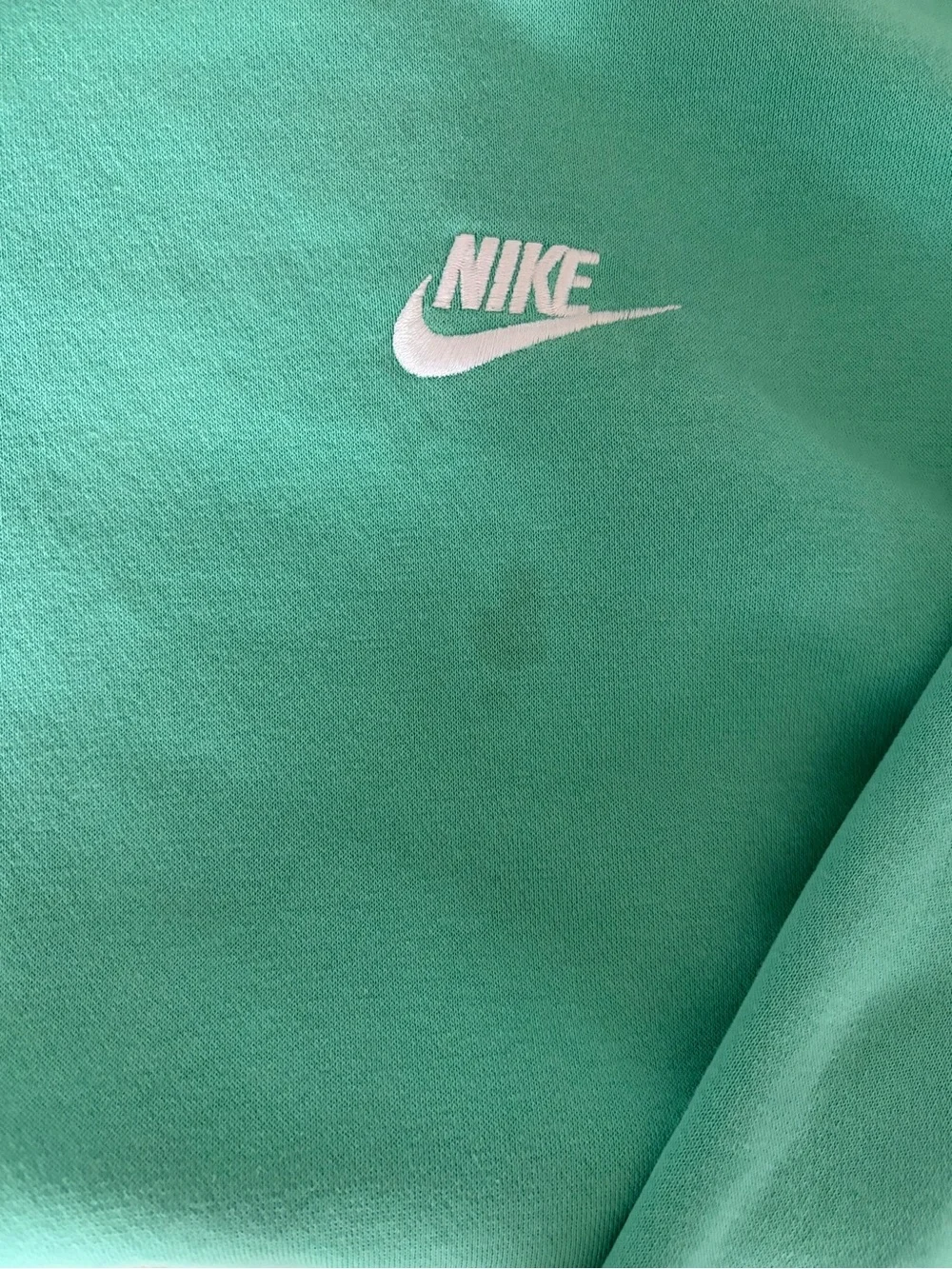 Nike Seafoam Green Hooded Sweatshirt